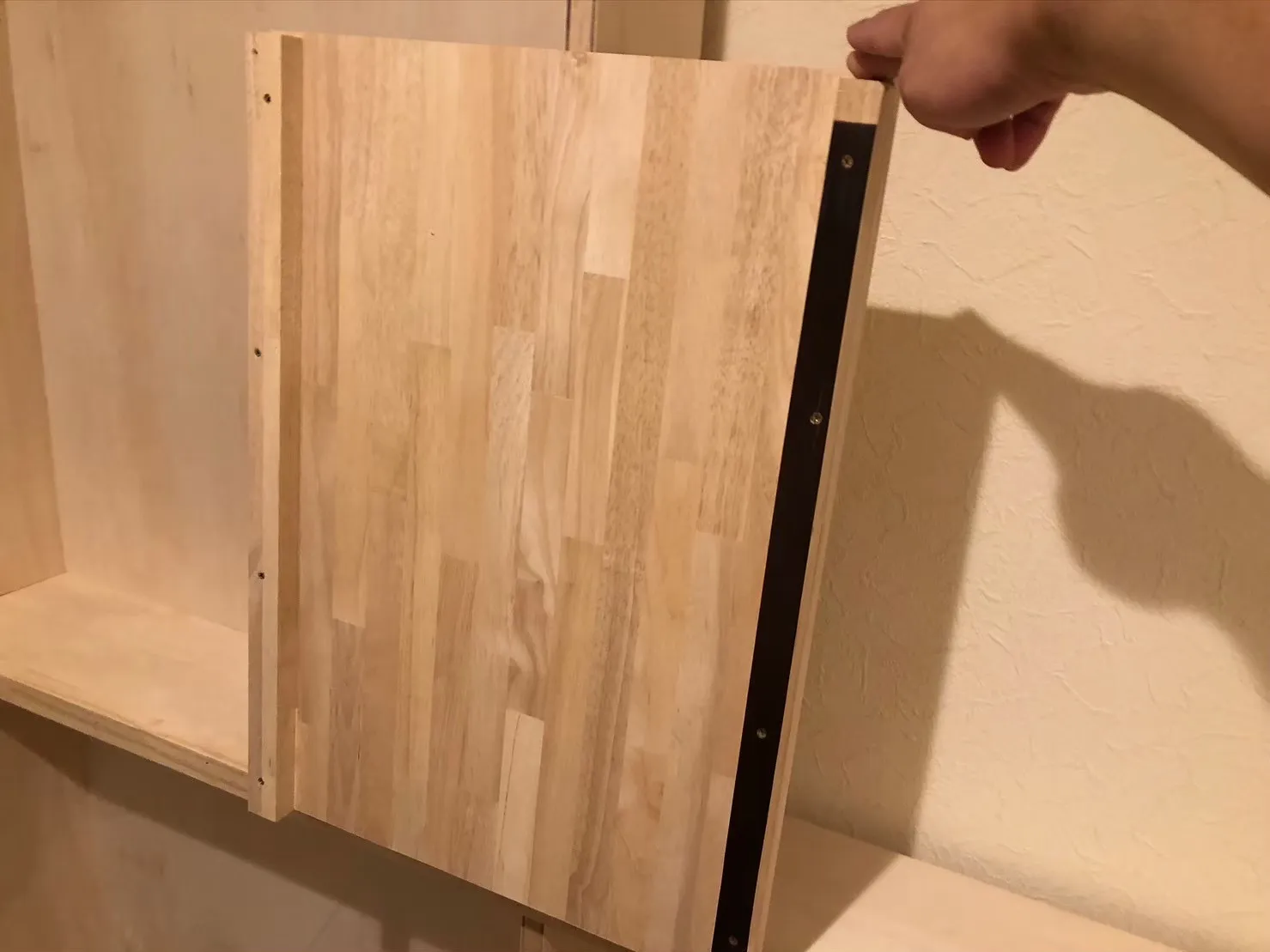 跳ね上げカウンター取り付け後