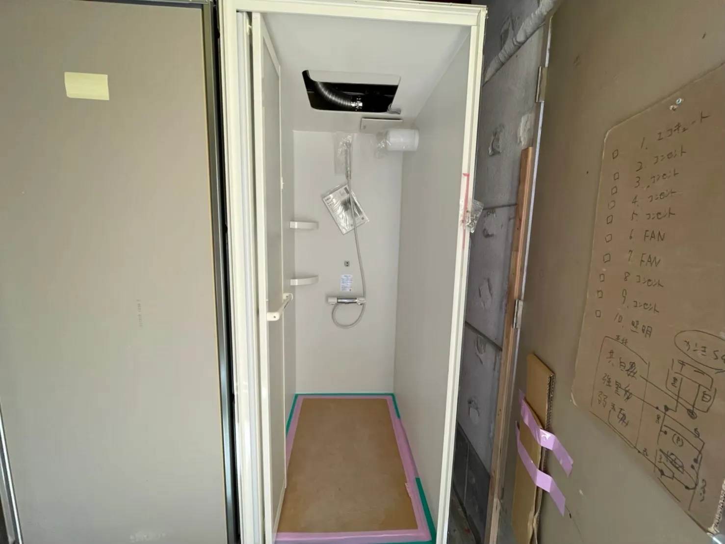 シャワールーム設置3