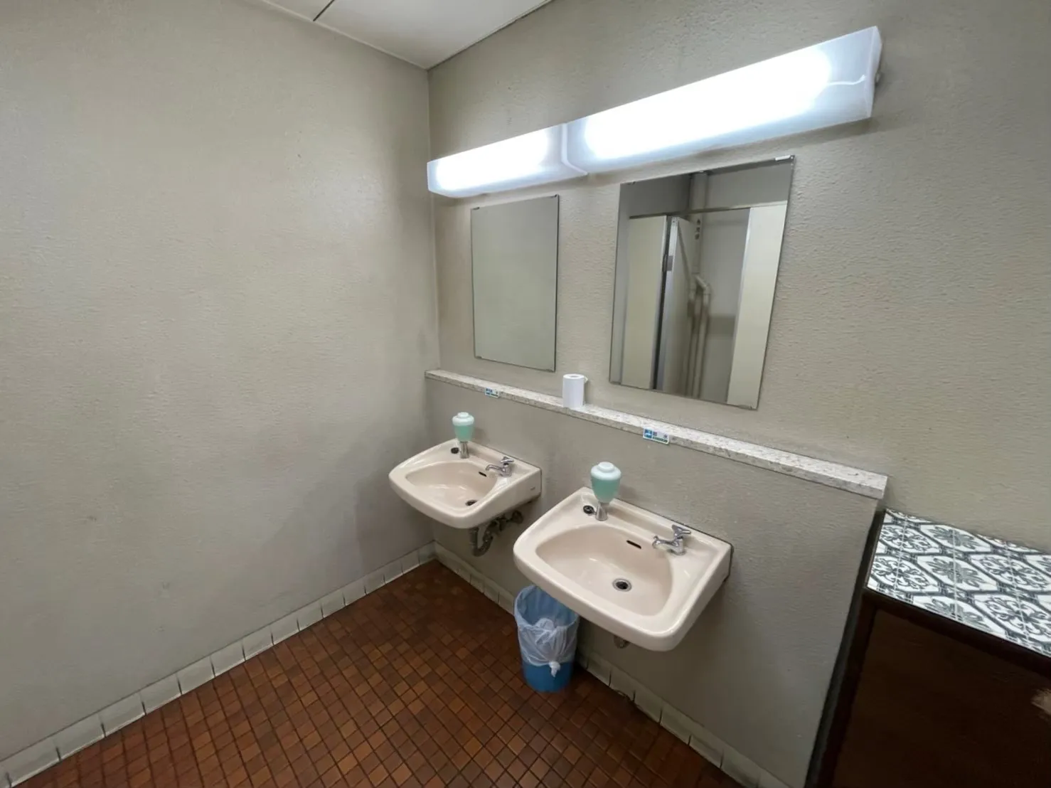 女性トイレ　手洗い場　施工前3