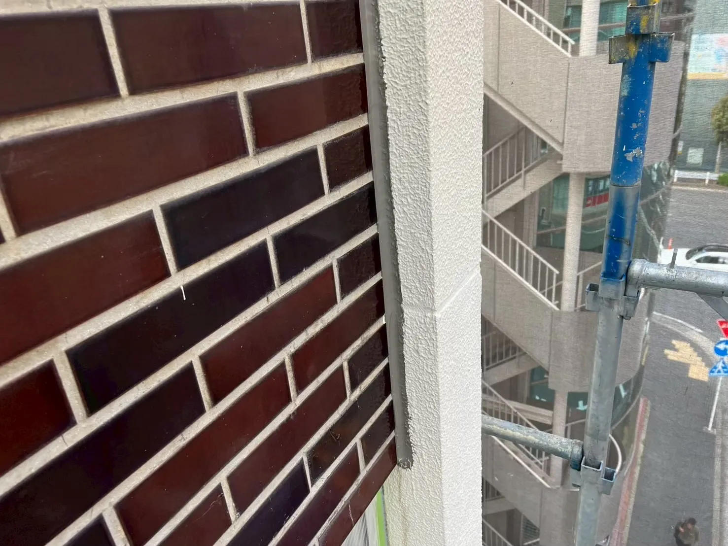 コーキング打ち後