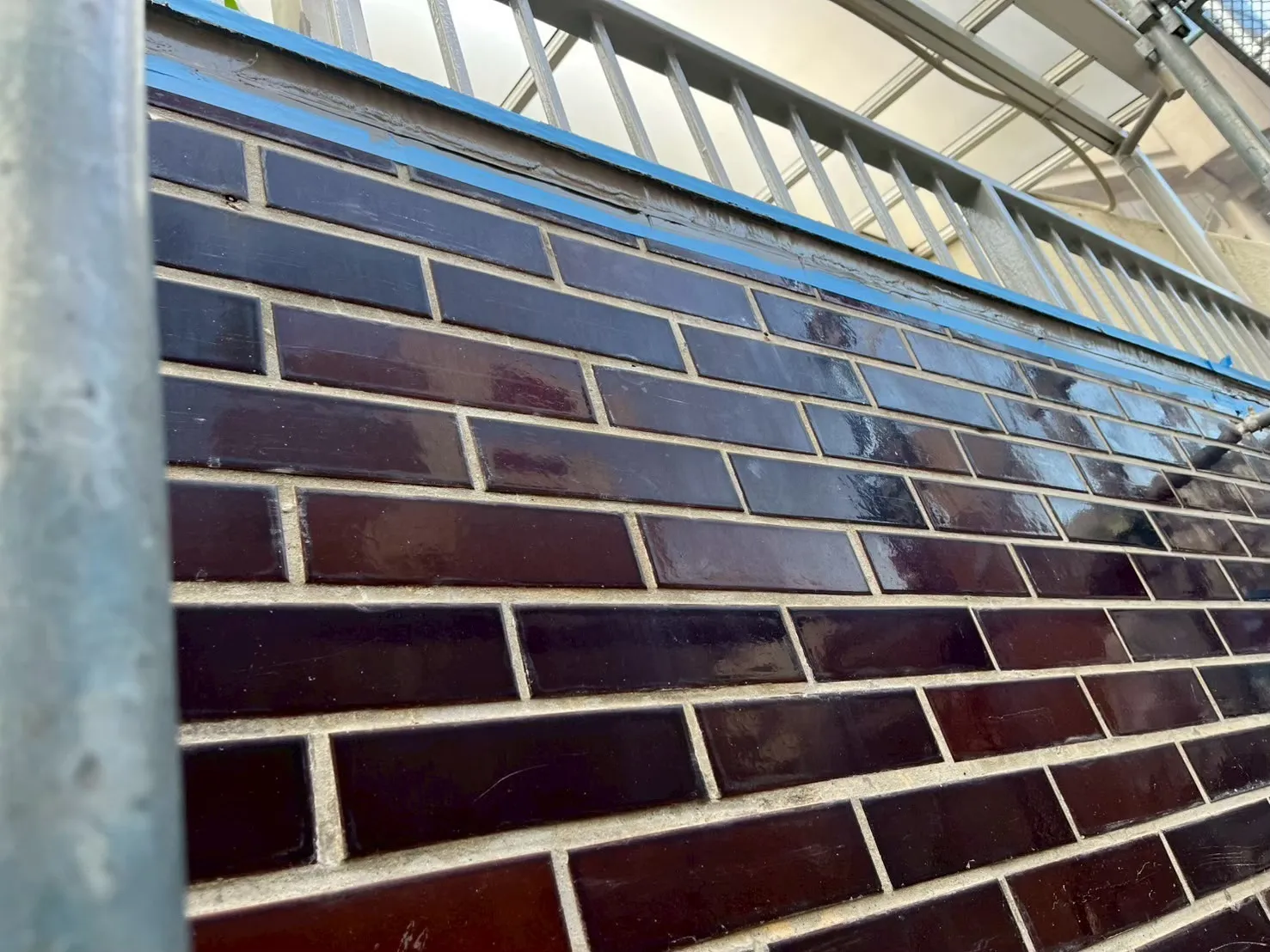 コーキング打ち中