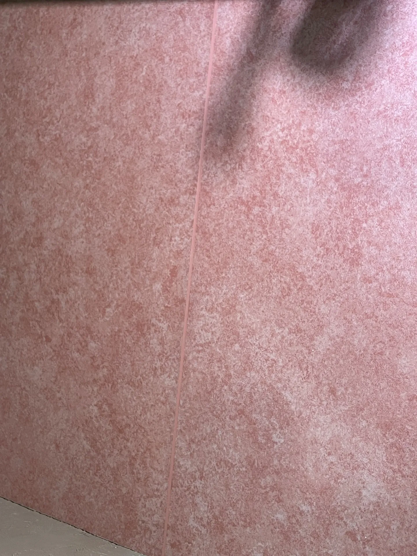 ジョイント部分　目地棒入れ後